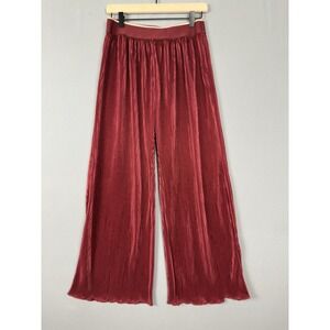 Matilda Jane Heart to Heart Sparkle & Shine Pleated Wide Leg Pants size 16 EUC